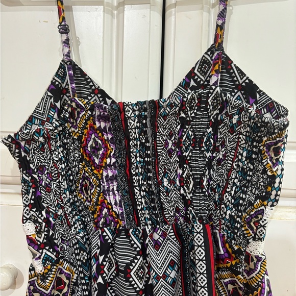EUC EARTHBOUND AZTEC PRINT MINI DRESS - Picture 3 of 6